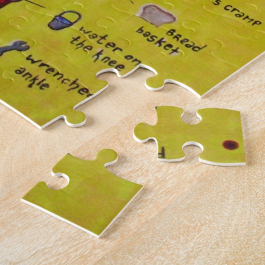 Operations-Gummi-Huhn Puzzle (Seite)