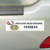 Operations-irakischer Freiheits-Veteran Autoaufkleber (Auf Auto)