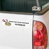 Operations-irakischer Freiheits-Veteran Autoaufkleber (Auf Lkw)
