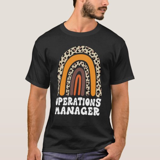 Operations Manager Operations Manager Worker Jobs T-Shirt (Vorderseite)