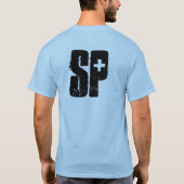 Operations-MeerArrrgh blaues Asbest-Shirt T-Shirt (Rückseite)