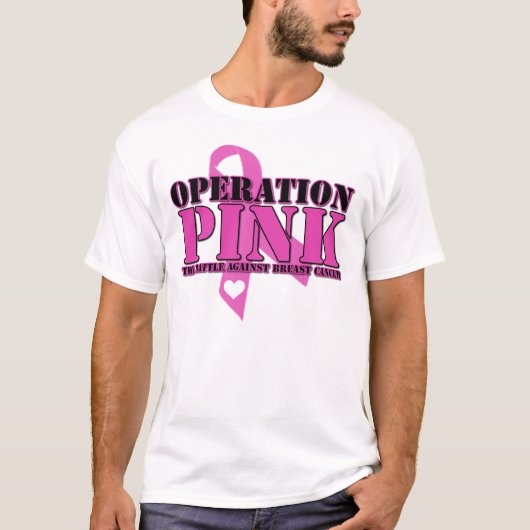 Operations-Rosa T-Shirt (Vorderseite)