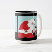 Operations-Tatzen für Ausgangshund retten Zweifarbige Tasse (VorderseiteRechts)