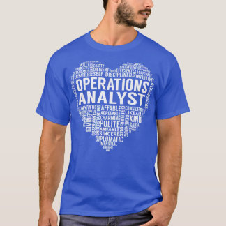 Operationsanalyst Herz T-Shirt
