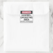 Operationsbereich Quadratischer Aufkleber (Tasche)