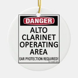 Operationsfläche Alto Klarinette Keramikornament