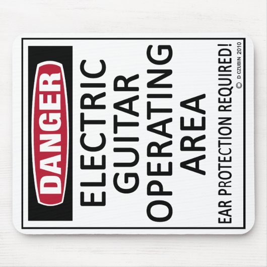 Operationsfläche Elektrische Gitarre Mousepad (Vorne)