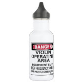 Operationsfläche für Violine Edelstahlflasche (Links)