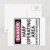 Operationsfläche Harfe Postkarte (Vorne/Hinten)