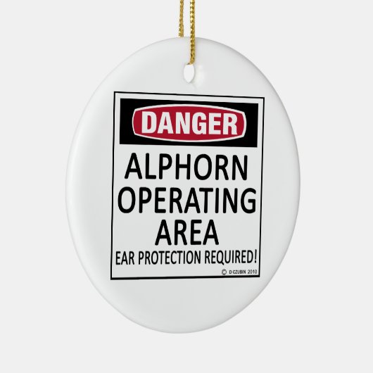 Operationsgebiet Alphorn Keramikornament (Rechts)