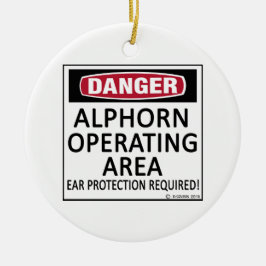 Operationsgebiet Alphorn Keramikornament