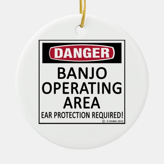 Operationsgebiet Banjo Keramikornament (Vorne)