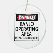 Operationsgebiet Banjo Keramikornament (Links)