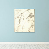 Operationsgebiet der Armee im Norden Leinwanddruck (Insitu (Holzboden))