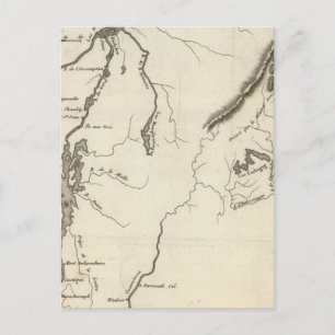 Operationsgebiet der Armee im Norden Postkarte