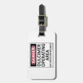 Operationsgebiet Dulcimer Gepäckanhänger (Vorderseite vertikal)