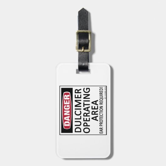 Operationsgebiet Dulcimer Gepäckanhänger (Vorderseite vertikal)