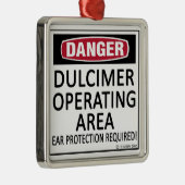 Operationsgebiet Dulcimer Silbernes Ornament (Rechts)