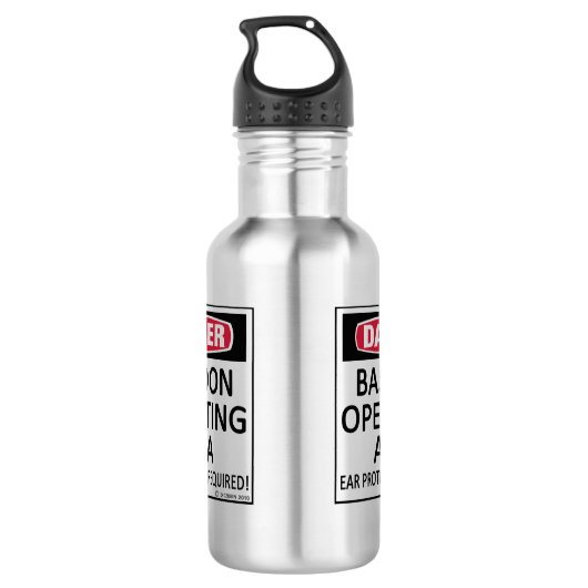 Operationsgebiet Edelstahlflasche (Rückseite)