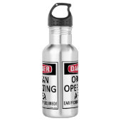 Operationsgebiet Edelstahlflasche (Vorderseite)