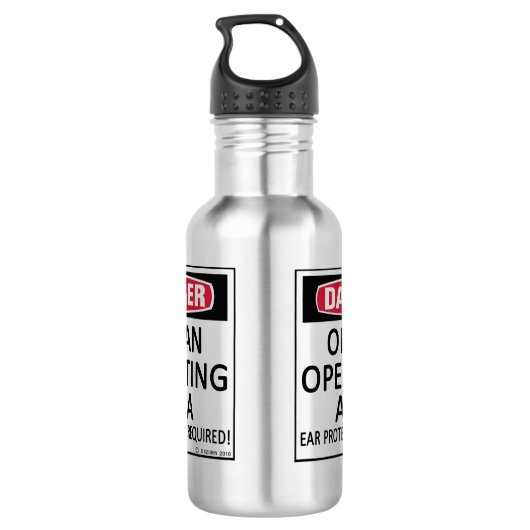 Operationsgebiet Edelstahlflasche (Rückseite)