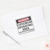 Operationsgebiet Euphonium Runder Aufkleber (Umschlag)
