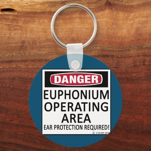 Operationsgebiet Euphonium Schlüsselanhänger (Rückseite)