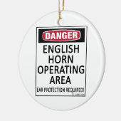 Operationsgebiet für Englisch Horn Keramikornament (Links)