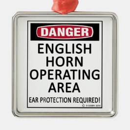 Operationsgebiet für Englisch Horn Ornament Aus Metall