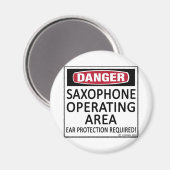 Operationsgebiet Saxophon Magnet (Vorderseite/Rückseite)