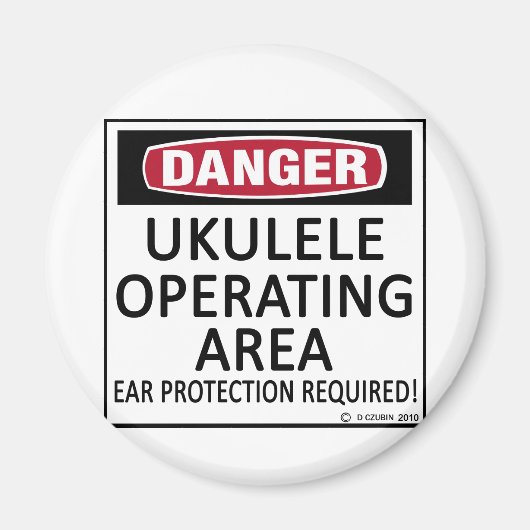 Operationsgebiet Ukulele Magnet (Vorne)