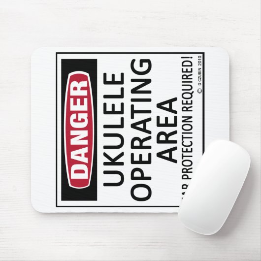 Operationsgebiet Ukulele Mousepad (Mit Mouse)