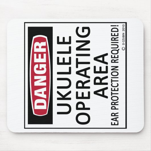 Operationsgebiet Ukulele Mousepad (Vorne)