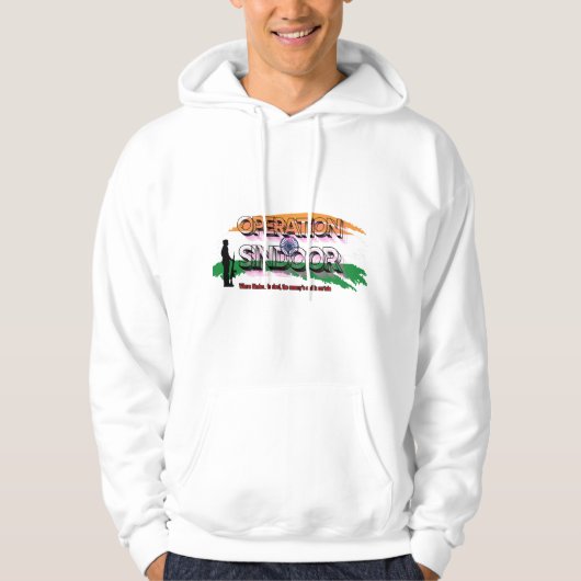 OperationSindoor Hoodie (Vorderseite)