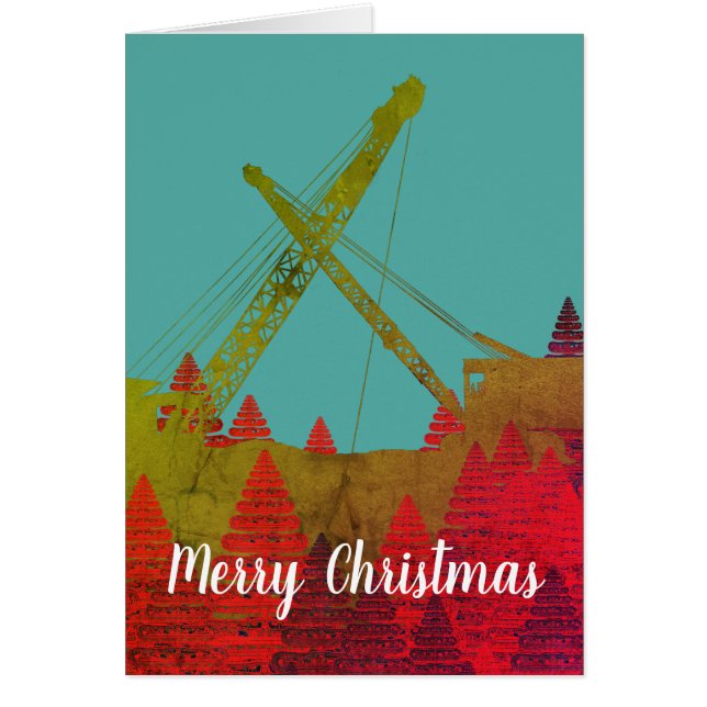 Operationsingenieur Crane Art Frohe Weihnachten (Vorne)