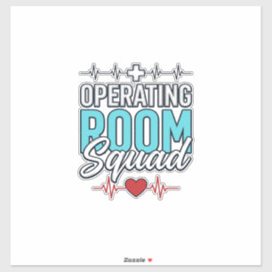 Operationssaal-Team Chirurgieteam-Shirt-Design_1 Aufkleber
