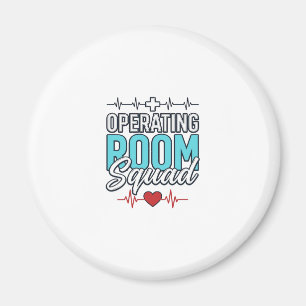 Operationssaal-Team Chirurgieteam-Shirt-Design_1 Magnet