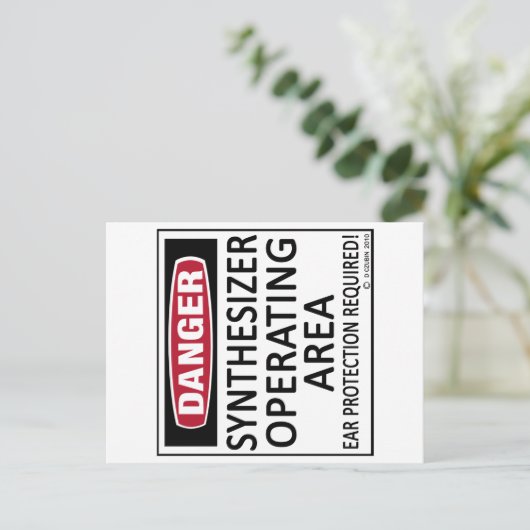 Operationssynthesizer Postkarte (Stehend Vorderseite)