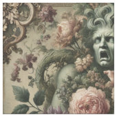 Operative Opulenz - gotische Statement-Tile Stoff (Nahaufnahme)