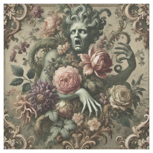 Operative Opulenz - gotische Statement-Tile Stoff (Muster)