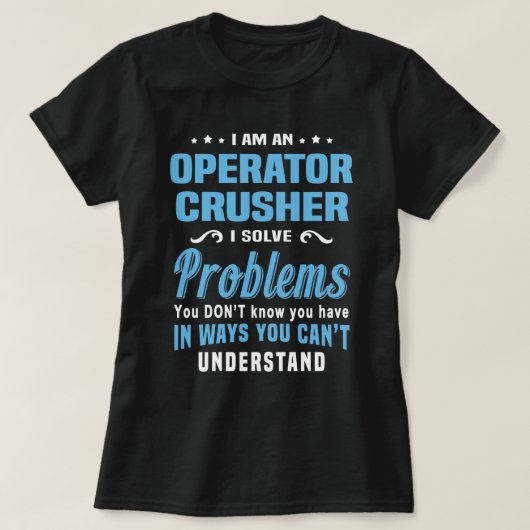 Operator Crusher T-Shirt (Design vorne)