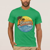 Operator Retro Sunset Design T-Shirt (Vorderseite)