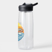 Operator Retro Sunset Design Trinkflasche (Links)
