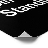 Operatoren werden von (dunkel) Stehend Poster (Ecke)