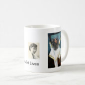 Opern-Clown largo Kaffeetasse (VorderseiteRechts)