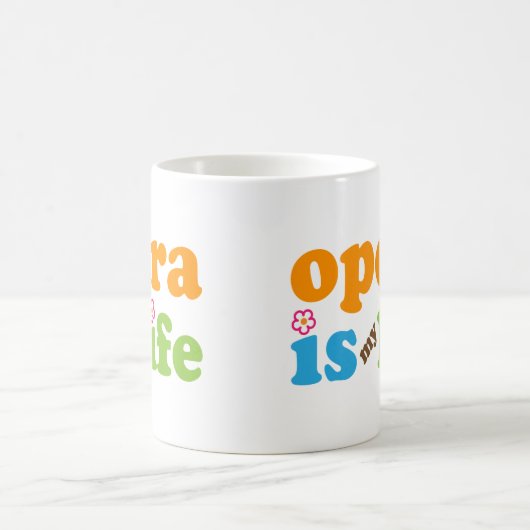 Opern-Geschenk-Mädchen Kaffeetasse (Mittel)