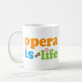 Opern-Geschenk-Mädchen Kaffeetasse (Links)