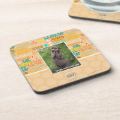 Opern-Katze Getränkeuntersetzer (Linke Seite)