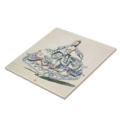 Opern-Kostüm, von der Menüs Plaisirs Sammlung, Fliese (Seite)