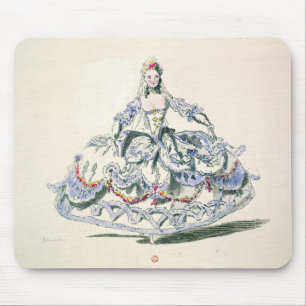 Opern-Kostüm, von der Menüs Plaisirs Sammlung, Mousepad